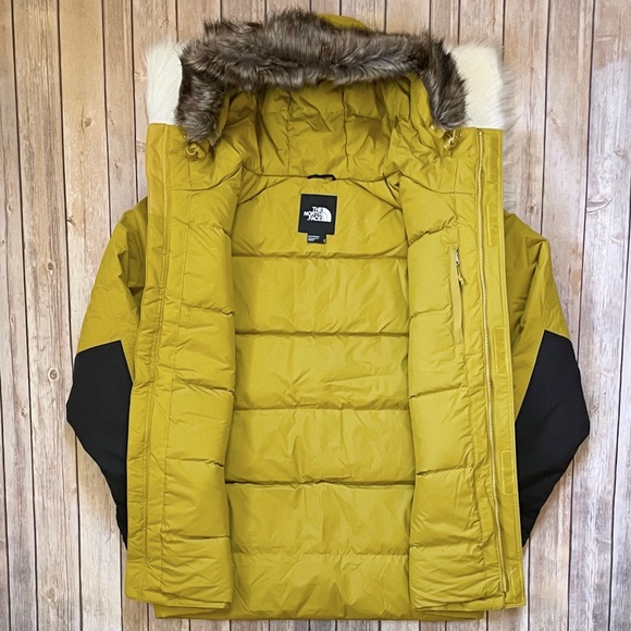 The North Face Men’s McMurdo Waterproof Parka In Mineral Gold - Picture 6 of 9